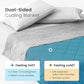 ❄️Hot Summer Sale 45% Off🧊 No more kicking off sheets at 2AM! Breathable comforter regulates temp while you snooze. 💤