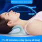 🔥Letzter Tag der Aktion – 50 % Rabatt💥C-Shaped Cervical Massage Pillow Home Gravity Shiatsu Stretching Neck Massager Cervical Pillow Neck & Shoulder Massage Pillow