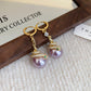 🐍New Year Sale🎀Gold Plated Snake Pearl Earrings(1 Pair)