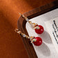 🐍New Year Sale🎀Gold Plated Snake Pearl Earrings(1 Pair)