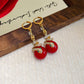 🐍New Year Sale🎀Gold Plated Snake Pearl Earrings(1 Pair)