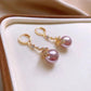 🐍New Year Sale🎀Gold Plated Snake Pearl Earrings(1 Pair)