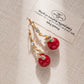 🐍New Year Sale🎀Gold Plated Snake Pearl Earrings(1 Pair)