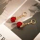 🐍New Year Sale🎀Gold Plated Snake Pearl Earrings(1 Pair)