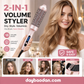 2-in-1 Hair Styling Brush for Volume.Meet 95% of your styling needs!