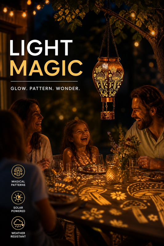 Solar-Powered Hot Air Balloon Lantern，Improving family atmosphere with great products!