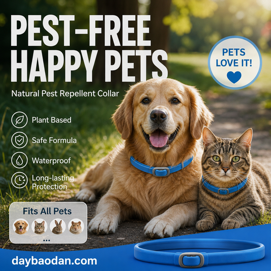 🔥Super discount！Natural Essential Oil Pet Pest Repellent Collar