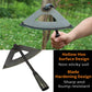 All-Steel Hardened Hollow Hoe
