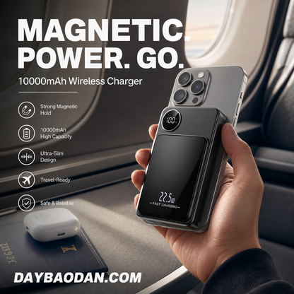 🔥Super large discount ！portable high-capacity magnetic charging battery