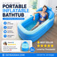🎆50% discount.！Enjoy a relaxing soak anytime and anywhere. Portable folding inflatable bathtub.
