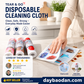 💥The more you buy, the greater the discount！Tearable Microfiber Cleaning Rag Roll