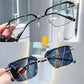 🔥50% OFF👓Stylish Anti Blue Light Square Myopia Color Changing Glasses