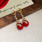 🐍New Year Sale🎀Gold Plated Snake Pearl Earrings(1 Pair)