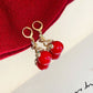🐍New Year Sale🎀Gold Plated Snake Pearl Earrings(1 Pair)