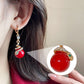 🐍New Year Sale🎀Gold Plated Snake Pearl Earrings(1 Pair)