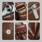 Women's Vintage PU Leather Shoulder Bag with Embossed Rose