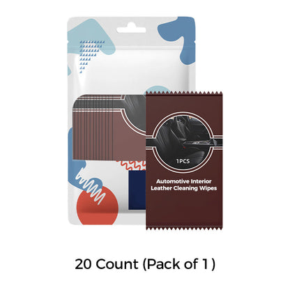Automotive Interior Leather Cleaning Wipes