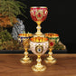 30ml Exquisite Vintage Engraved Wine Goblet