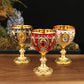 30ml Exquisite Vintage Engraved Wine Goblet