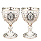 30ml Exquisite Vintage Engraved Wine Goblet