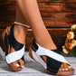 LOSWIE®🔥Last Day Promotion 50% OFF - Women's Ultra Comfortable Slope Heel Orthopaedic Sandals