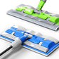 🏆Flat Mop with Stainless Steel Handle, come with Reusable Washable Mop Cloths