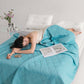 ❄️Hot Summer Sale 45% Off🧊 No more kicking off sheets at 2AM! Breathable comforter regulates temp while you snooze. 💤