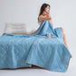 ❄️Hot Summer Sale 45% Off🧊 No more kicking off sheets at 2AM! Breathable comforter regulates temp while you snooze. 💤