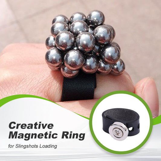 Creative Magnetic Ring for Slingshots Loading