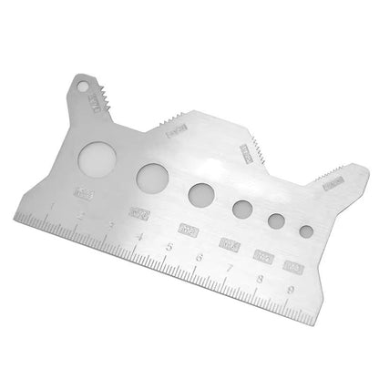 📏Stainless Steel Double-Sided Bolt Gauge Card（50% OFF）