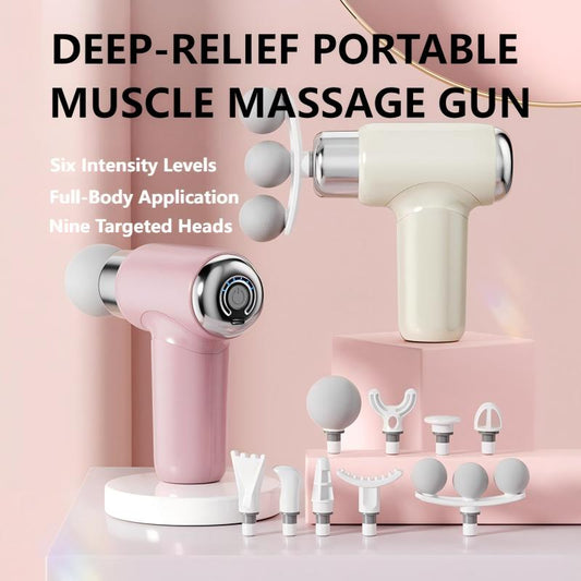 Deep-Relief Portable Muscle Massage Gun
