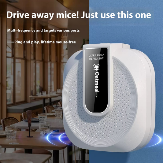 ⏳Limited-time 50% off⏰Ultrasonic anti-boating and rat repeller is powerful - 360° smart technology🔉🐀