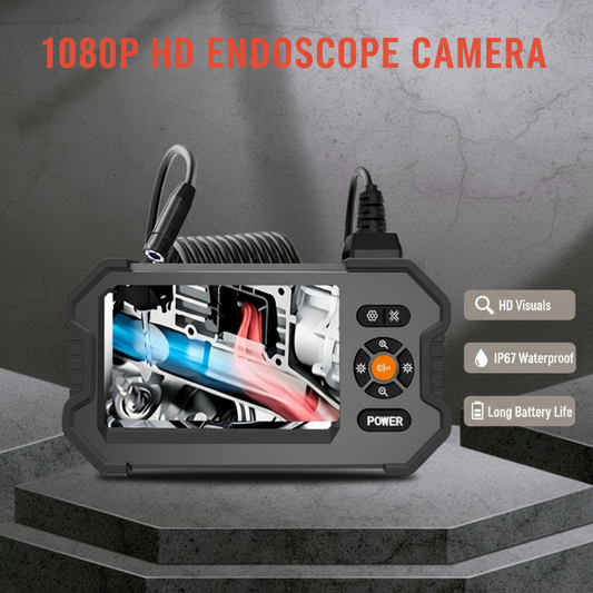 🔍 Portable 1080P HD Endoscope Camera with 4.3" Screen