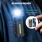 💎 57% OFF! 💎 180° rotatable LED work light – dual beam, magnetic base, and USB-C charging port