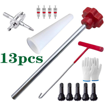 Quick Change Car Tire Valve Tool Kit