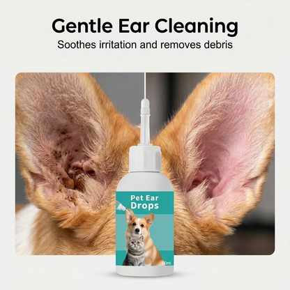 🔥The more you buy, the greater the discount！Gentle Pet Ear Cleaner Drops