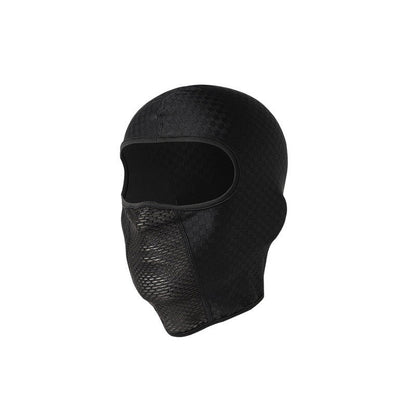 UV Cycling Mask with Eyeglass Holes