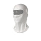 UV Cycling Mask with Eyeglass Holes