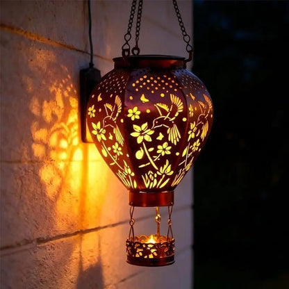Solar-Powered Hot Air Balloon Lantern，Improving family atmosphere with great products!