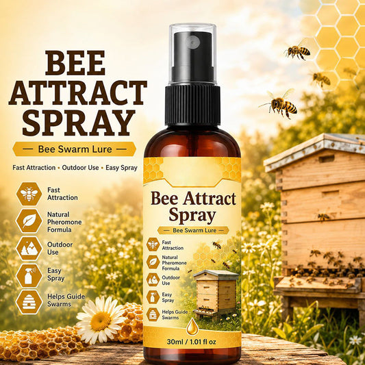 Attract Huge Bee Swarms, Liven Up Your Garden & Gather Sweet Honey！Natural Outdoor Bee Attractant Spray