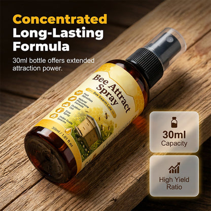 Attract Huge Bee Swarms, Liven Up Your Garden & Gather Sweet Honey！Natural Outdoor Bee Attractant Spray