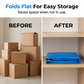 Extra-large capacity foldable storage bag and portable bag