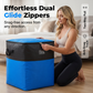 Extra-large capacity foldable storage bag and portable bag