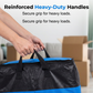 Extra-large capacity foldable storage bag and portable bag