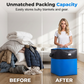 Extra-large capacity foldable storage bag and portable bag
