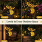 Courtyard Atmosphere Enhancer！Solar-Powered Hanging Bee Light