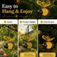Courtyard Atmosphere Enhancer！Solar-Powered Hanging Bee Light
