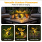 Courtyard Atmosphere Enhancer！Solar-Powered Hanging Bee Light