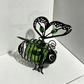 Courtyard Atmosphere Enhancer！Solar-Powered Hanging Bee Light