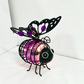 Courtyard Atmosphere Enhancer！Solar-Powered Hanging Bee Light